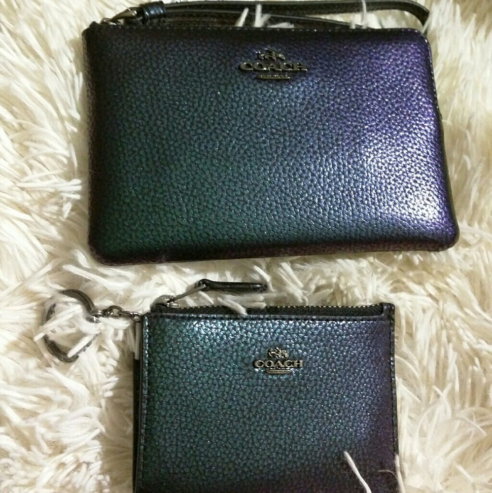 Coach Wristlet and ID Wallet